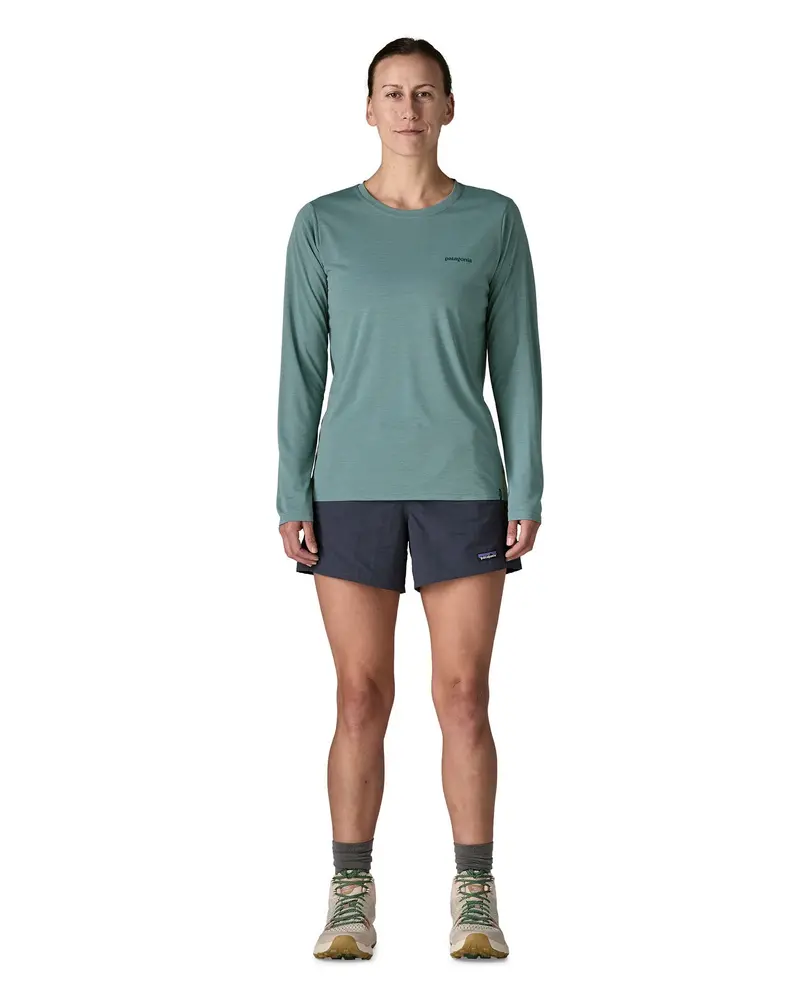 Patagonia Women's Long-Sleeved Capilene® Cool Daily Shirt - Boardshort Sage 4