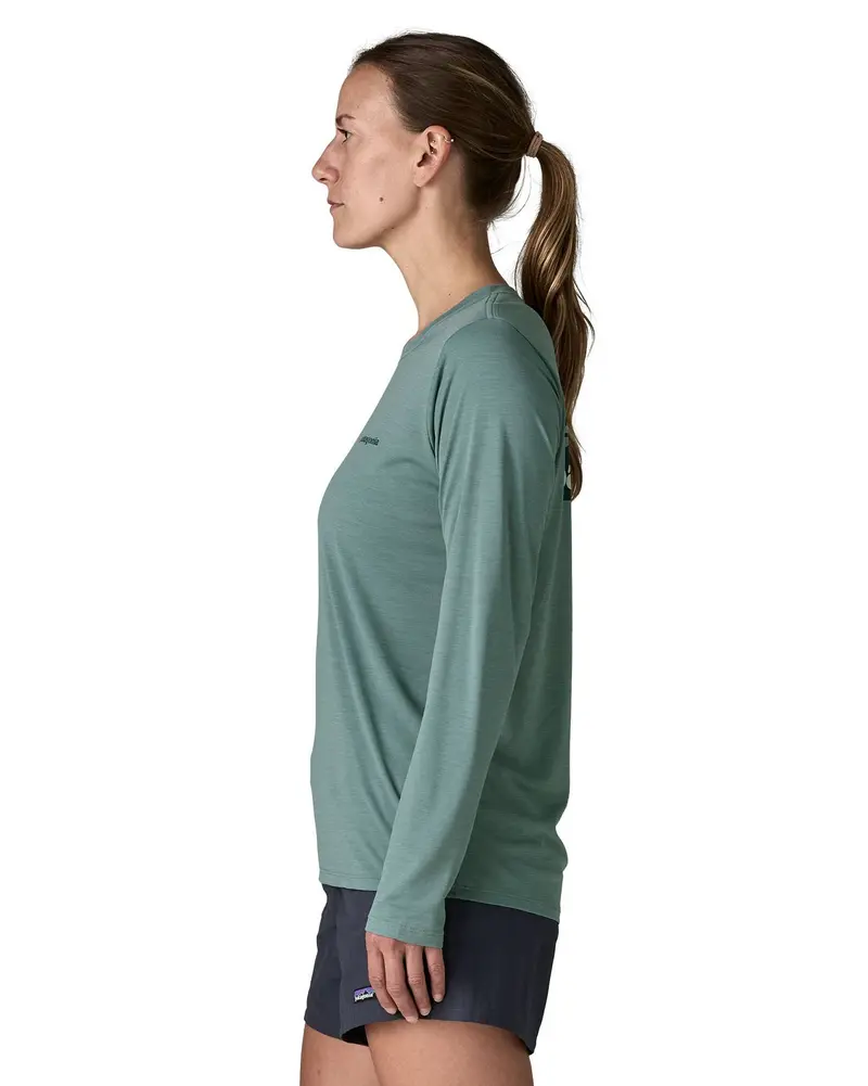 Patagonia Women's Long-Sleeved Capilene® Cool Daily Shirt - Boardshort Sage 5