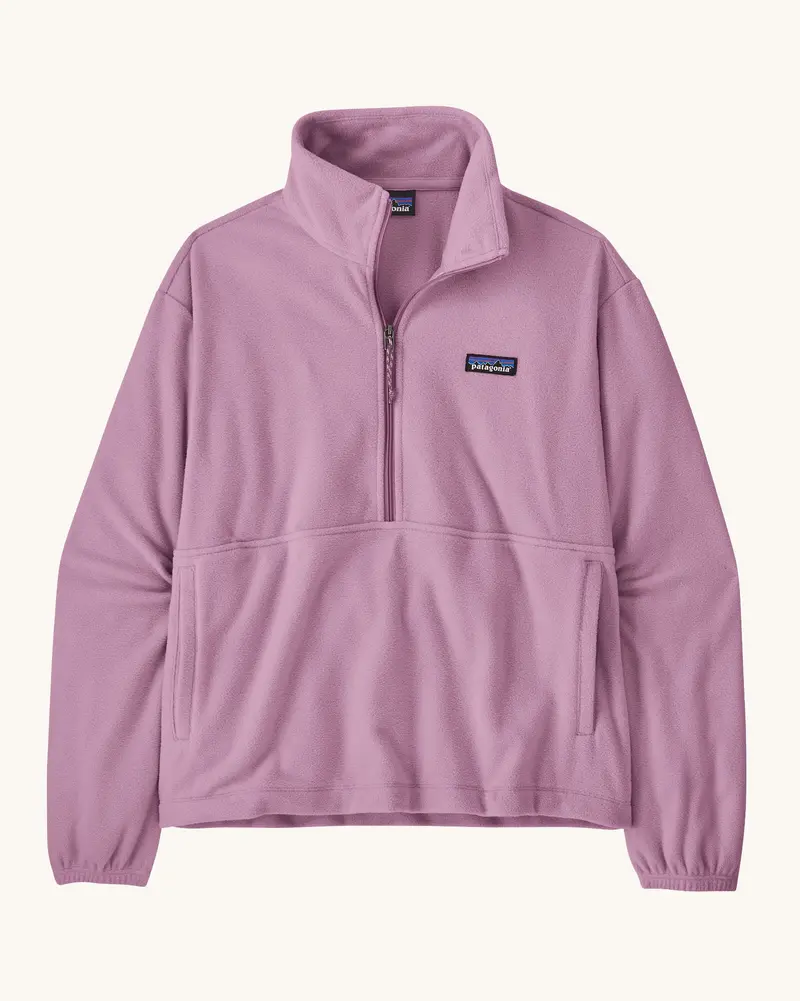 Patagonia Women's Mirco D 1/2 Zip Fleece - Light Violet 1