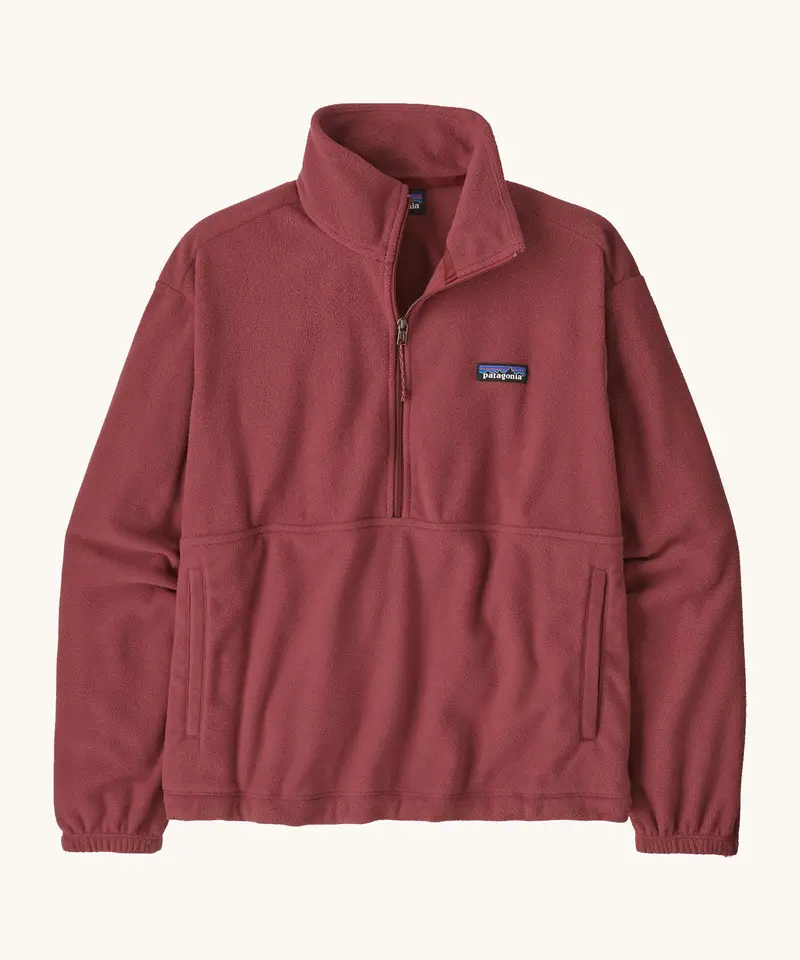 Patagonia Women's Mirco D 1/2 Zip Fleece - Sequoia Red 1