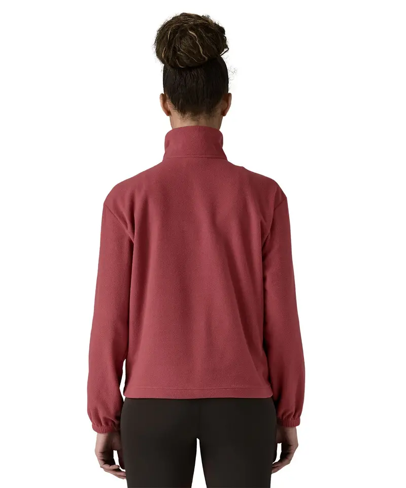 Patagonia Women's Mirco D 1/2 Zip Fleece - Sequoia Red 3