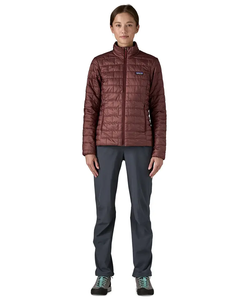 Patagonia Women's Nano Puff Jacket - Dark Ruby 5