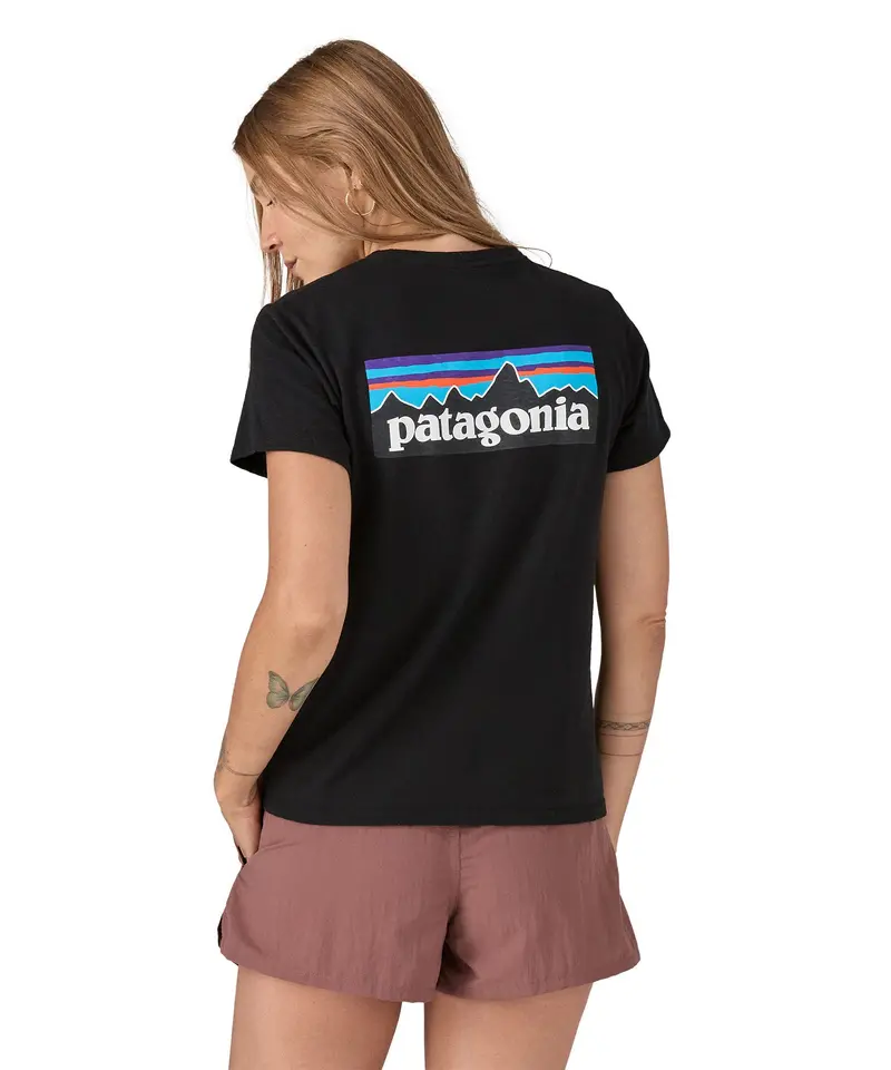 Patagonia Women's P-6 Logo Responsibili-Tee - Concrete Purple 3