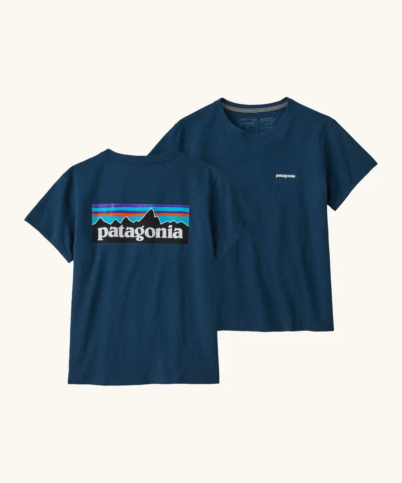 Patagonia Women's P-6 Logo Responsibili-Tee - Concrete Purple 4