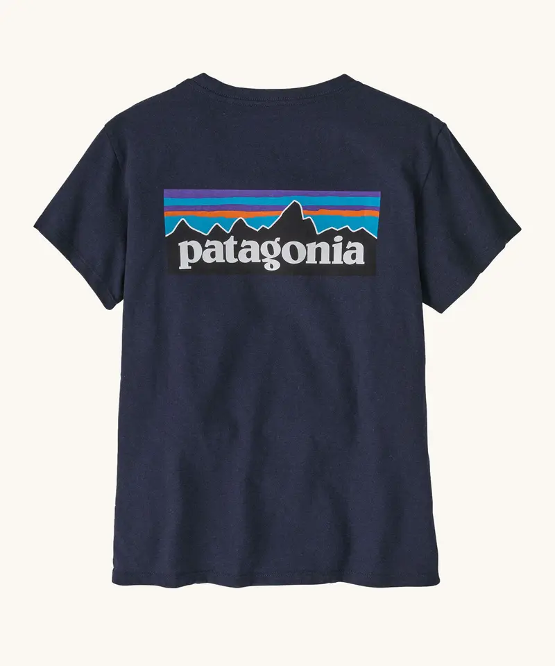 Patagonia Women's P-6 Logo Responsibili-Tee - New Navy 1