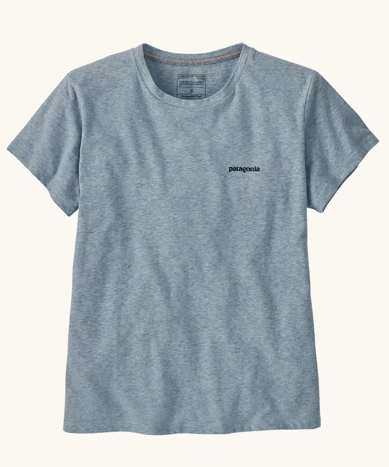 Patagonia Women's P-6 Logo Responsibili-Tee - Thermal Blue 3