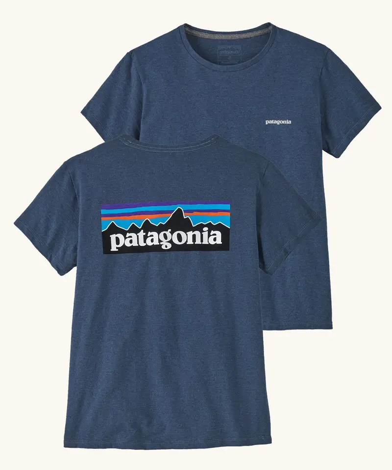 Patagonia Women's P-6 Logo Responsibili-Tee - Utility Blue 1