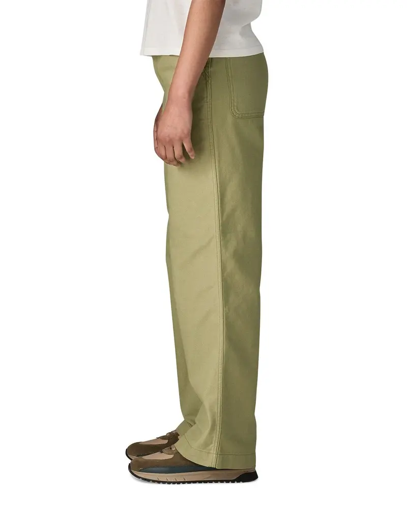 Patagonia Women's Point Reyes Canvas Wide Leg Pants - Gumtree Green 4