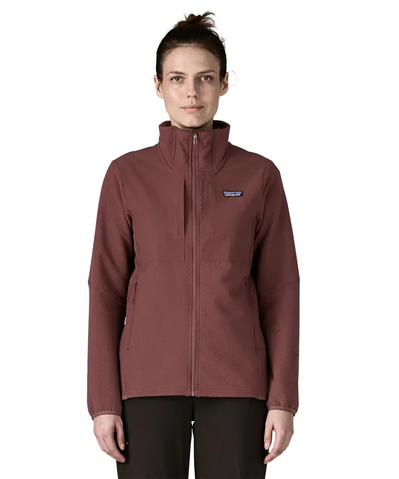 Patagonia Women's R2 Crossstrata Jacket - Dark Ruby 2