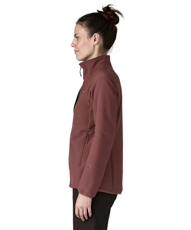Patagonia Women's R2 Crossstrata Jacket - Dark Ruby 4