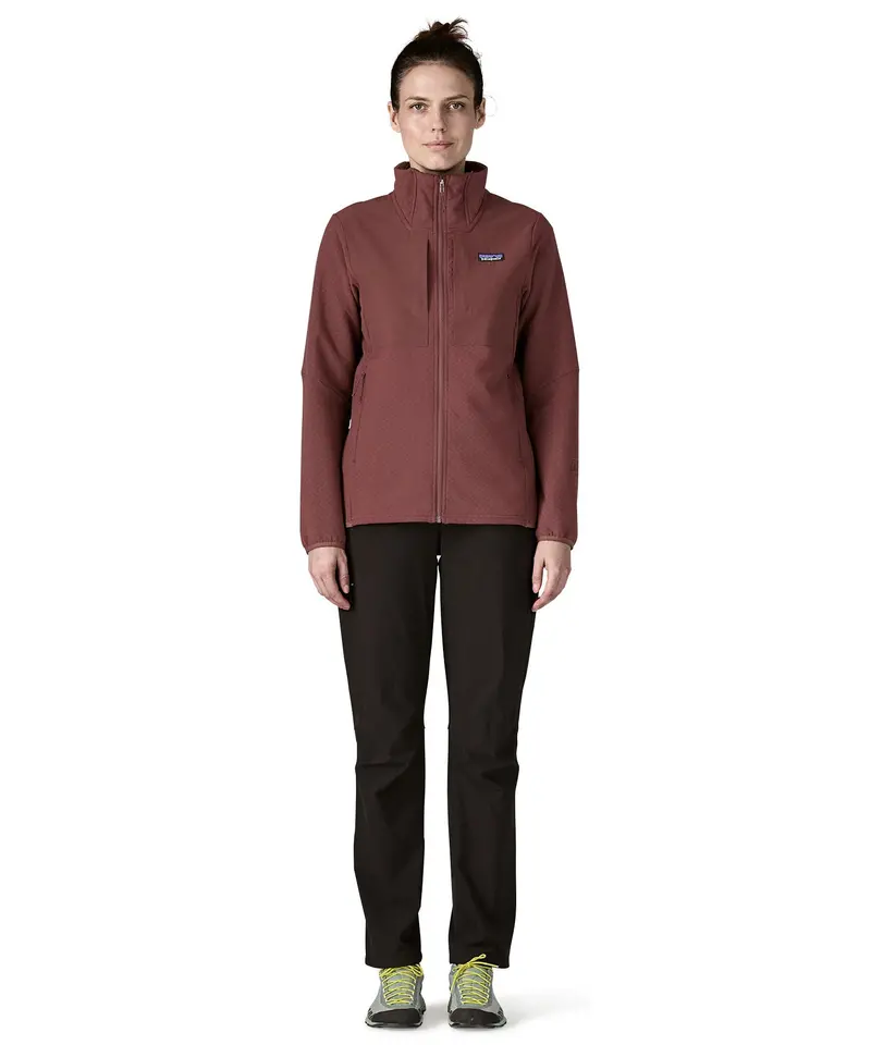 Patagonia Women's R2 Crossstrata Jacket - Dark Ruby 5