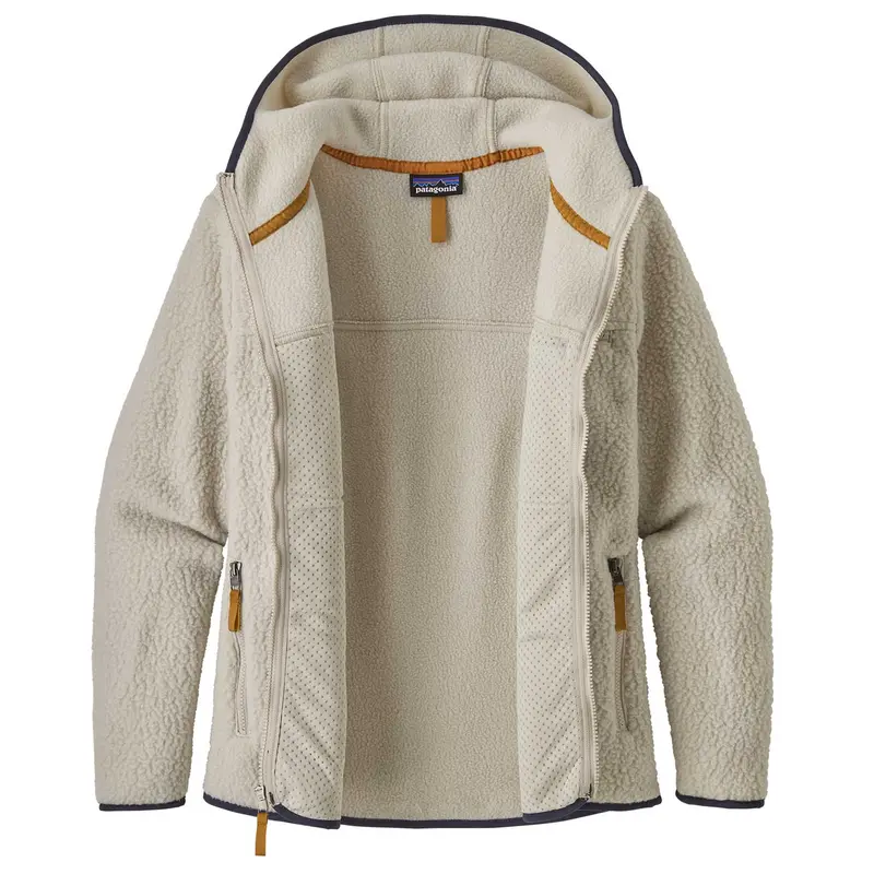 Patagonia Women's Retro Pile Fleece Hoody Jacket - Pelican 2