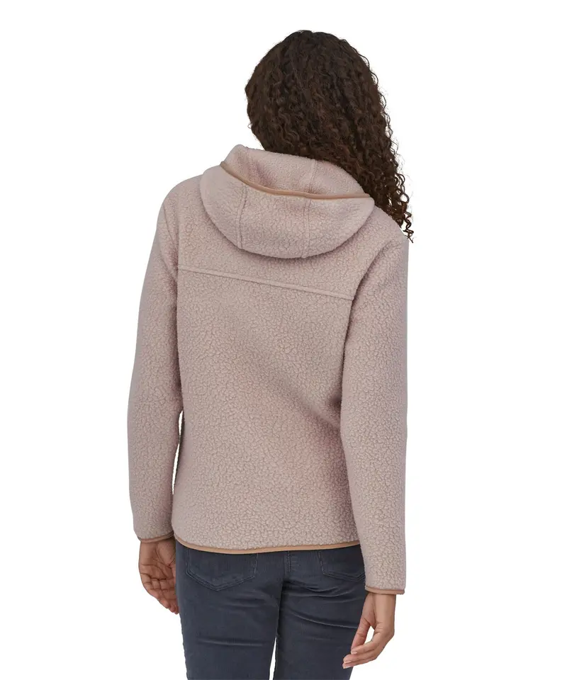 Patagonia Women's Retro Pile Fleece Hoody Jacket - Shroom Taupe 3