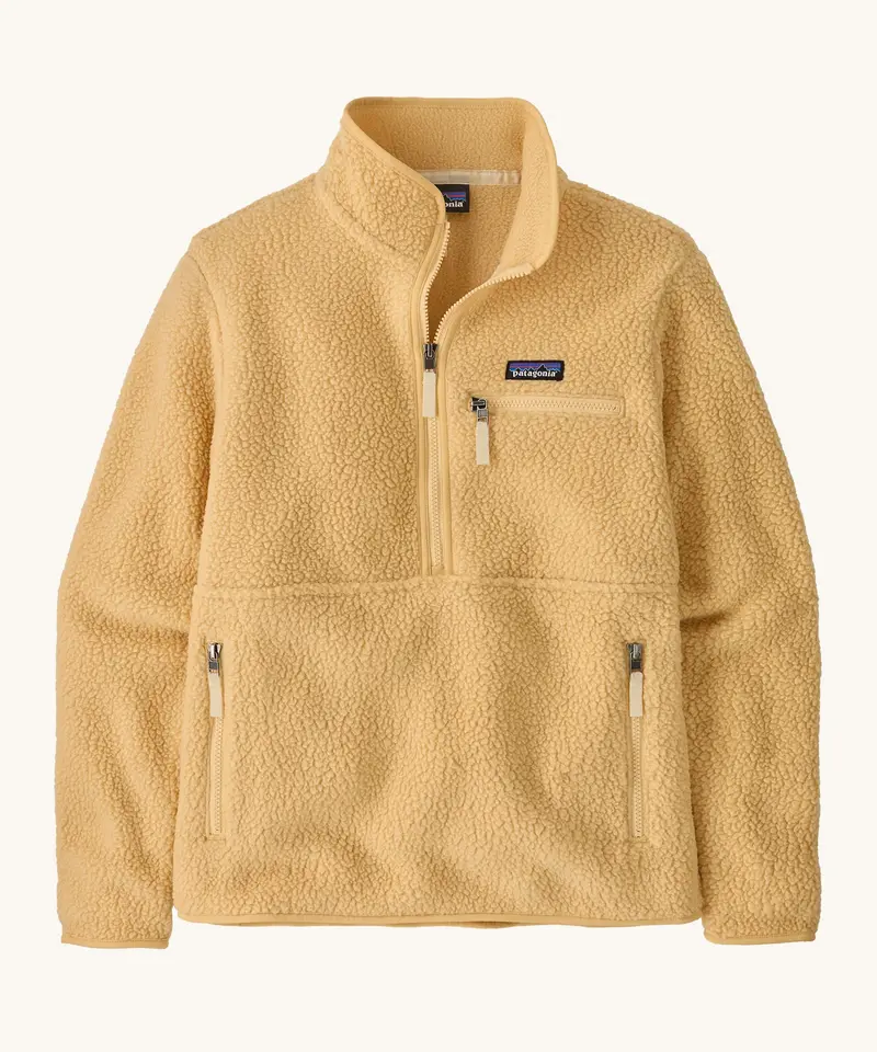 Patagonia Women's Retro Pile Marsupial Fleece - Beeswax Tan 1