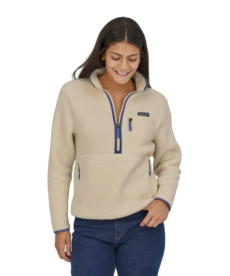 Patagonia Women's Retro Pile Marsupial Fleece - Natural 2