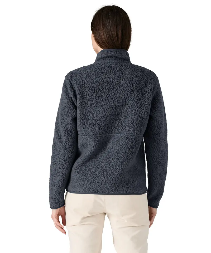 Patagonia Women's Retro Pile Marsupial Fleece - Smolder Blue 3
