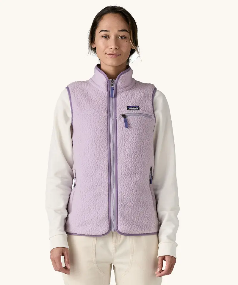 Patagonia Women's Retro Pile Vest - Foxglove Purple 2
