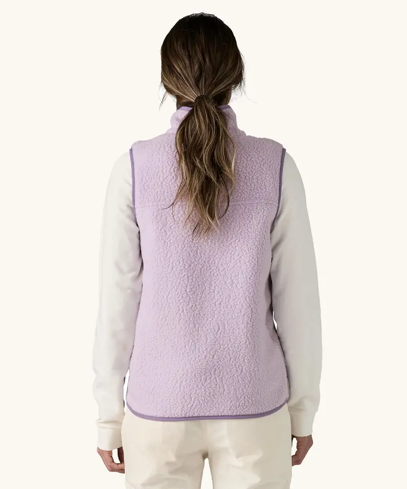 Patagonia Women's Retro Pile Vest - Foxglove Purple 3