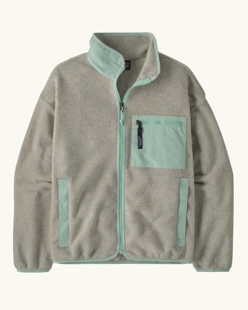Patagonia Women's Synchilla Fleece Jacket - Oatmeal Heather / Thin Ice 1