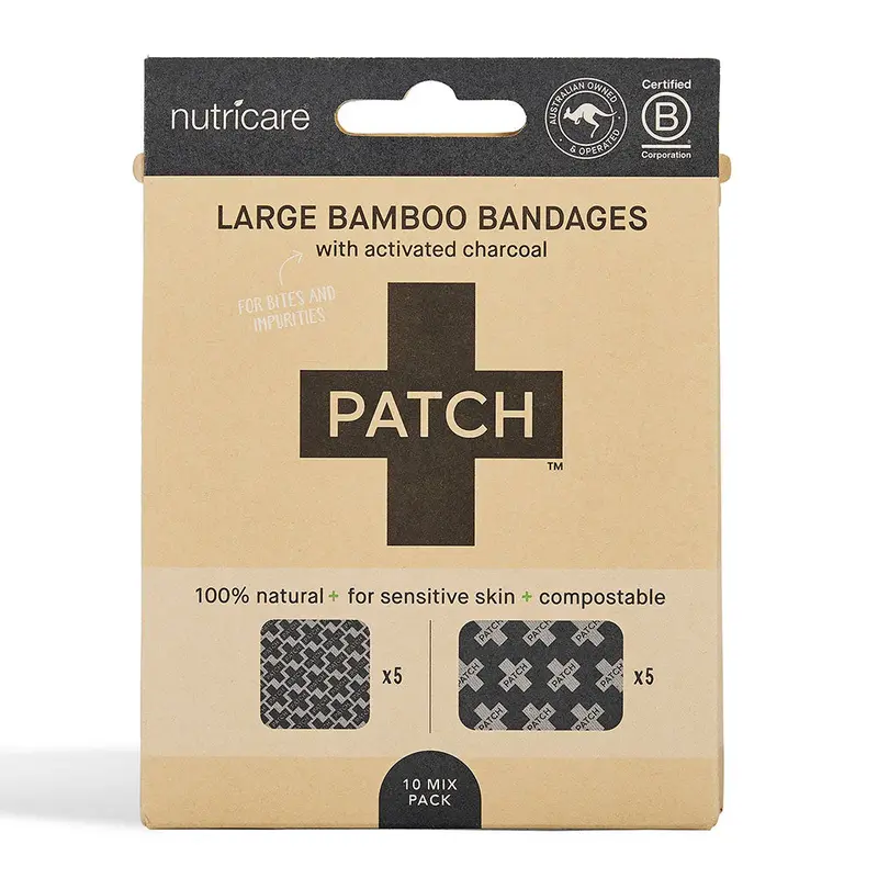 Patch Large Biodegradable Plasters - Activated Charcoal 1