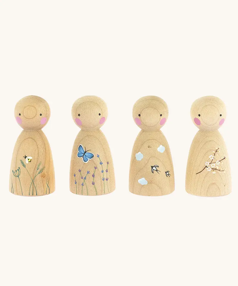Peepul Signs Of Spring Peg Doll Set 1