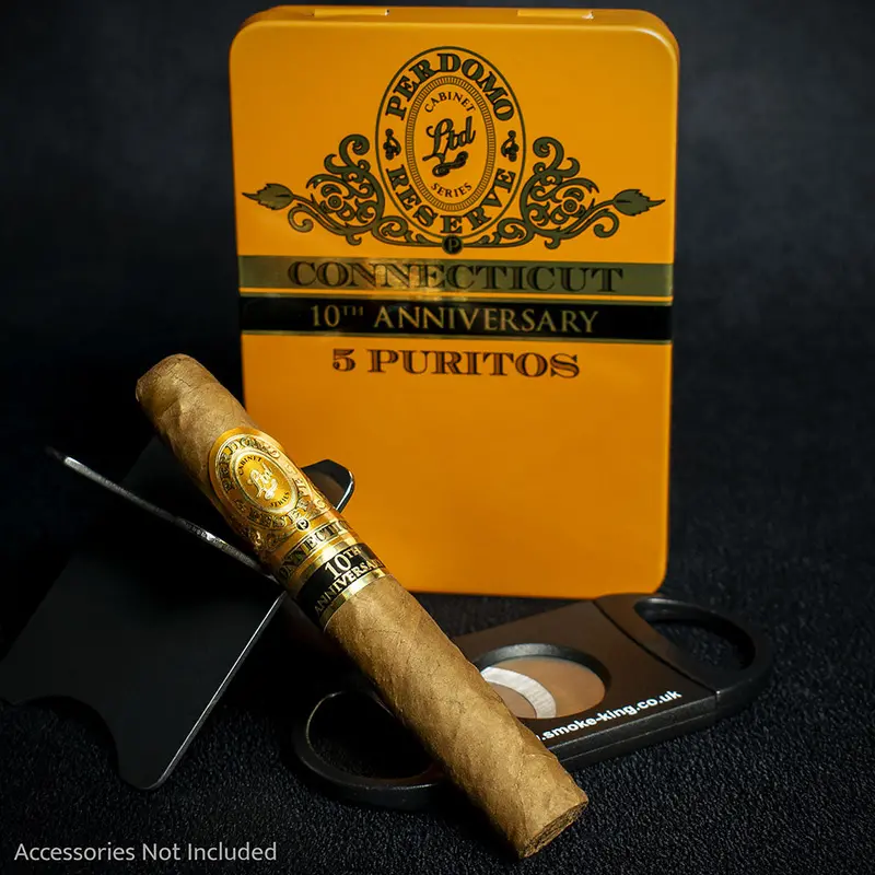 Perdomo 10Th Anniversary Connecticut Nicaraguan Puritos Cigar - Single 2