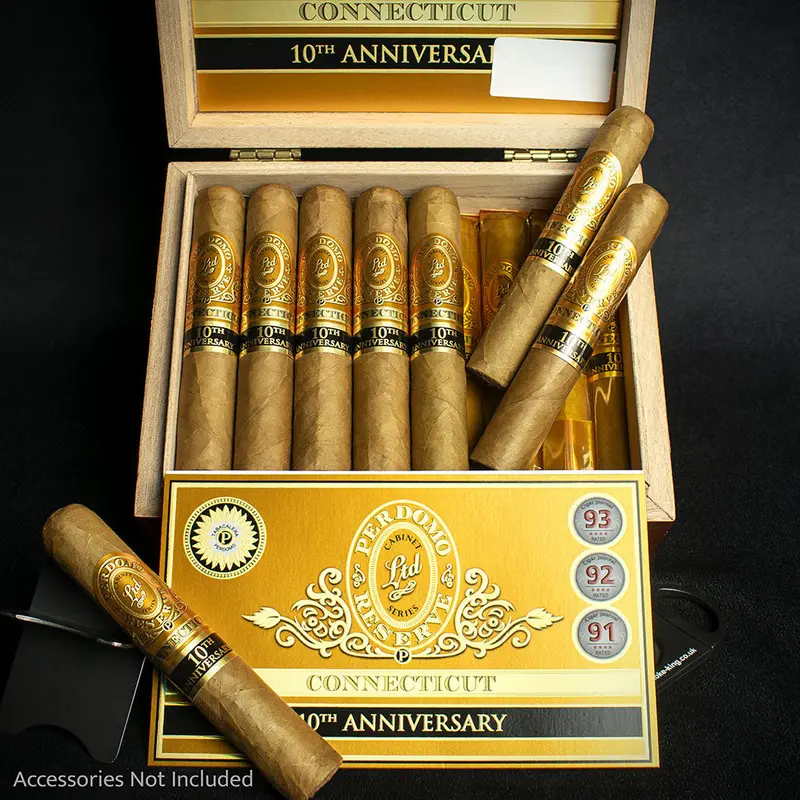 Perdomo 10Th Anniversary Connecticut Robusto Cigars - 25 Box 1