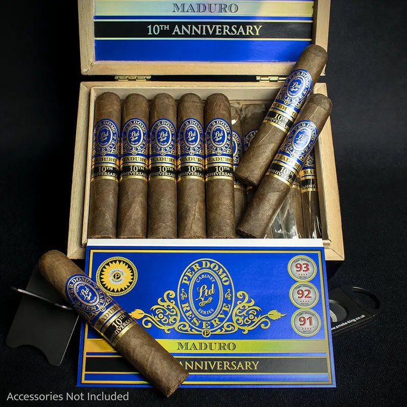 Perdomo 10Th Anniversary Maduro Robusto Cigars - Box Of 25 1