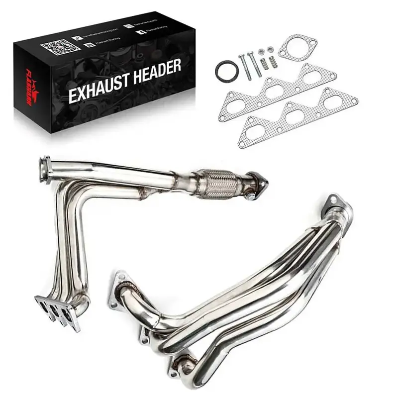 Performance Exhaust Header | 1991-1999 Mitsubishi 3000Gt / 1991-1996 Dodge Stealth 3.0L Dohc Non-Turbo V6 1