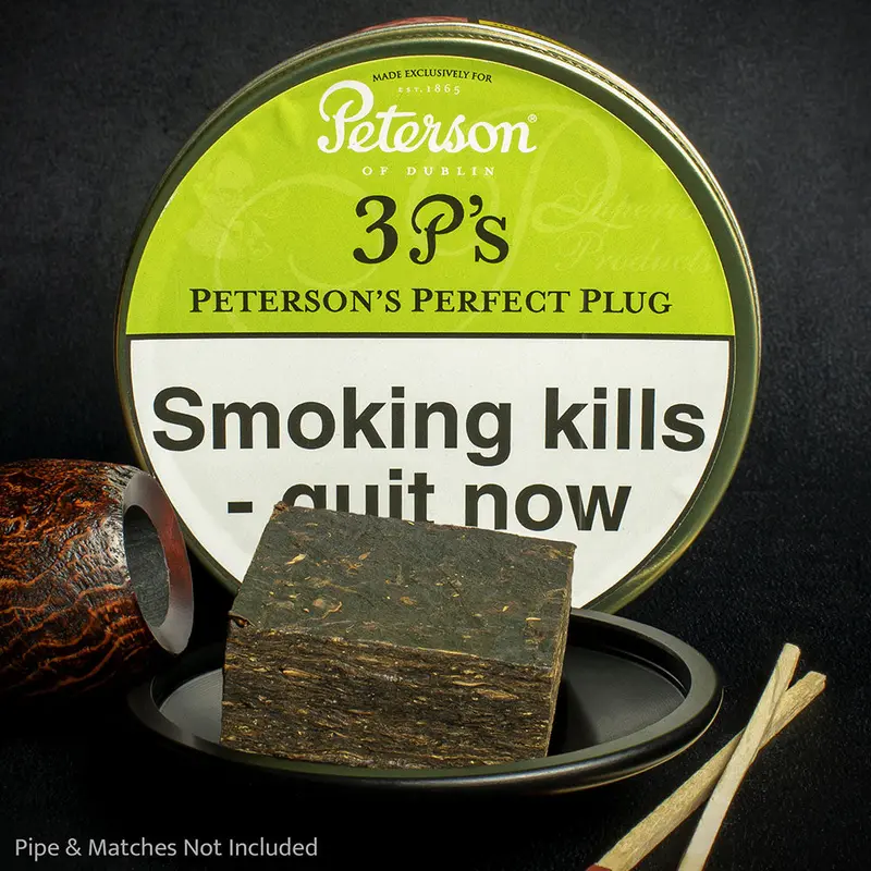 Peterson 3P's Perfect Plug Pipe Tobacco - 50G Tin 1
