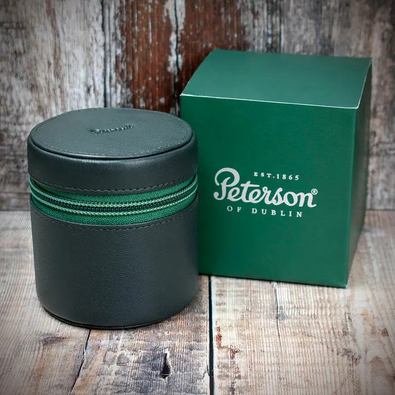 Peterson Avoca Leather Medium Travel Tobacco Jar 1