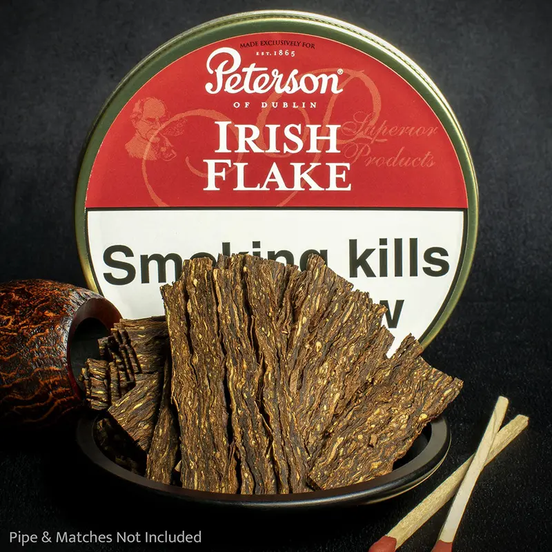 Peterson Irish Flake Pipe Tobacco - 10G Sample 1