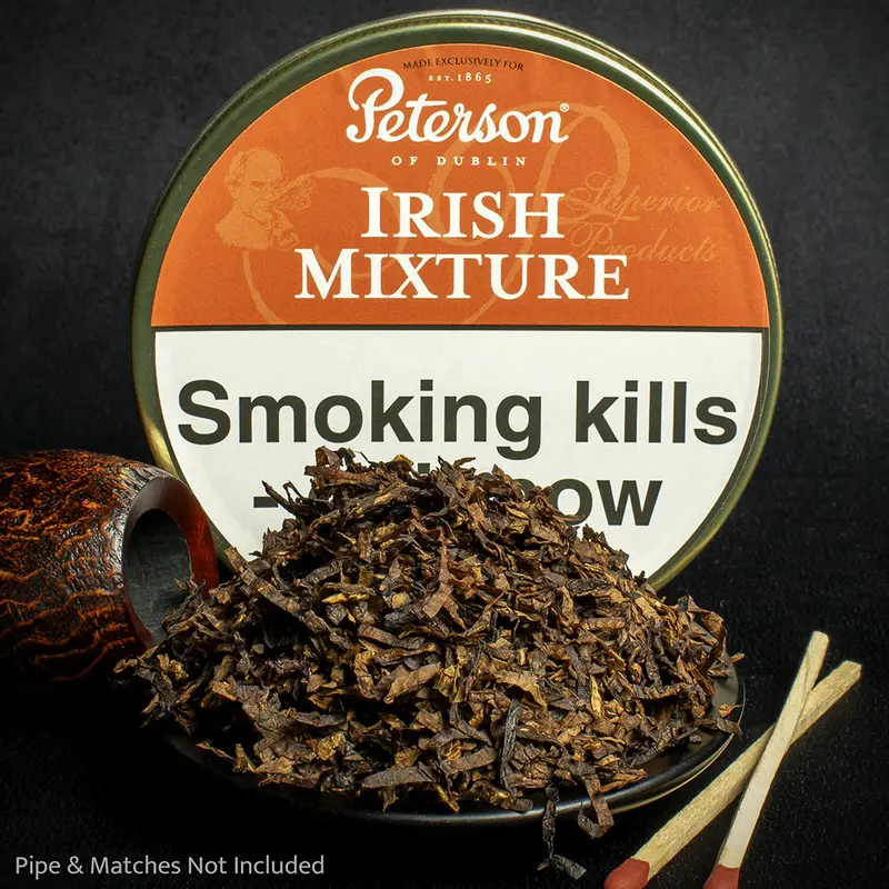 Peterson Irish Mixture (Irish Whiskey) Pipe Tobacco - 50G Tin 1