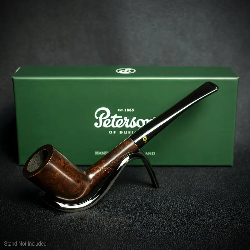 Peterson Of Dublin Aran Briar Smoking Pipe - Shape No.124 2