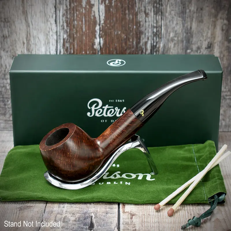 Peterson Of Dublin Aran Briar Smoking Pipe - Shape No.408 1