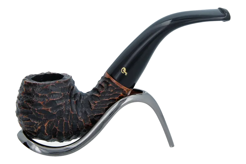 Peterson Of Dublin Aran Rusticated Briar Smoking Pipe - Shape No.03 1
