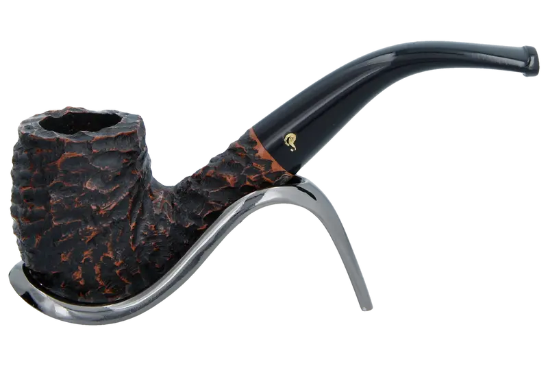 Peterson Of Dublin Aran Rusticated Briar Smoking Pipe - Shape No.69 1