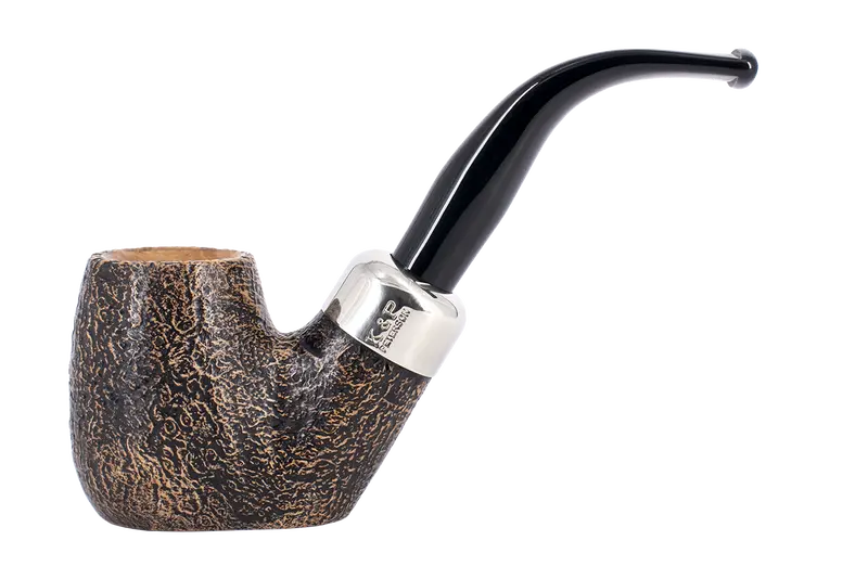 Peterson Of Dublin Arklow Sandblasted Briar Smoking Pipe - Shape 304 - 9Mm 1