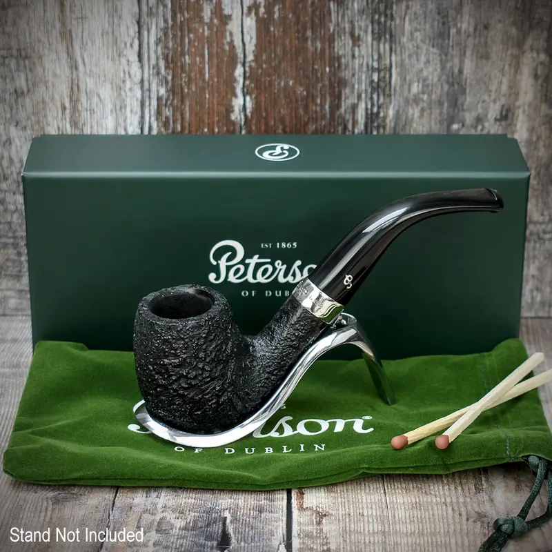Peterson Of Dublin Cara Sandblasted Briar Smoking Pipe - Shape 69 1