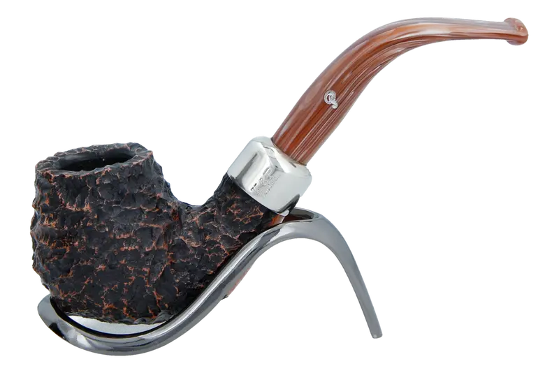 Peterson Of Dublin Derry Rusticated Briar Smoking Pipe - Shape 68 - 9Mm 1
