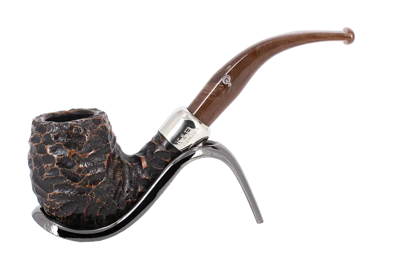 Peterson Of Dublin Derry Rusticated Briar Smoking Pipe - Shape 69 - 9Mm 1