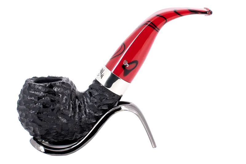 Peterson Of Dublin Dracula Rusticated Briar Smoking Pipe - Shape Xl02 1