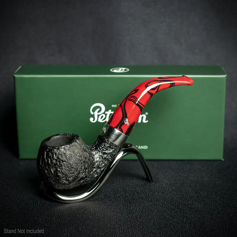Peterson Of Dublin Dracula Sandblasted Briar Smoking Pipe - Shape No.03 2