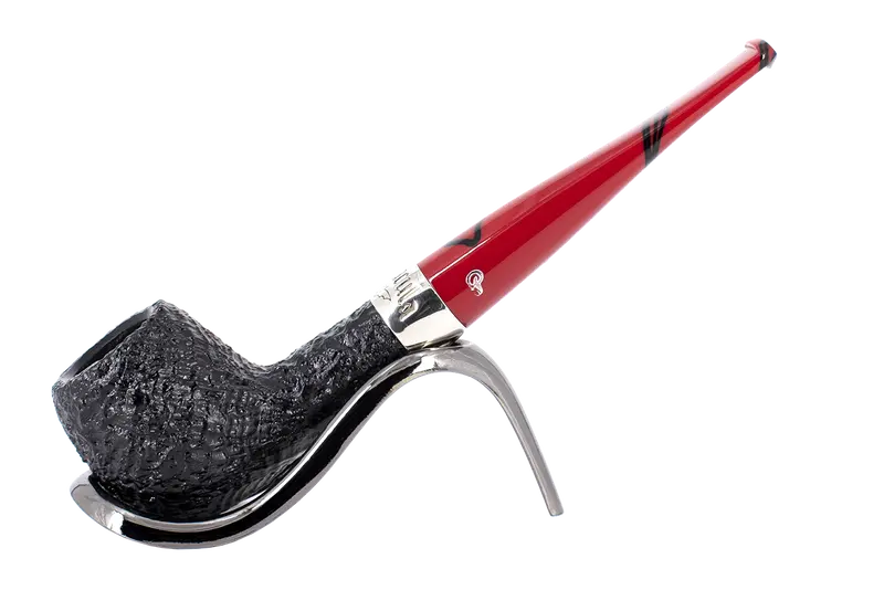 Peterson Of Dublin Dracula Sandblasted Briar Smoking Pipe - Shape No.87 1