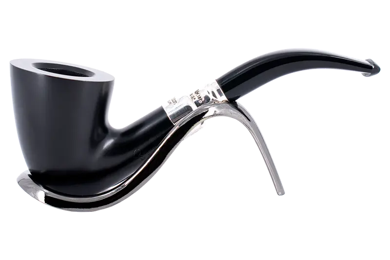 Peterson Of Dublin Ebony Spigot Briar Smoking  Pipe - Shape 128 1