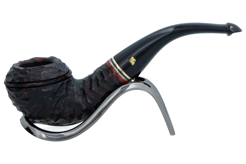 Peterson Of Dublin Emerald Rusticated Briar Smoking Pipe - Shape 999 - 9Mm 1
