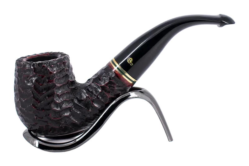 Peterson Of Dublin Emerald Rusticated Briar Smoking Pipe - Shape Xl90 - 9Mm 1
