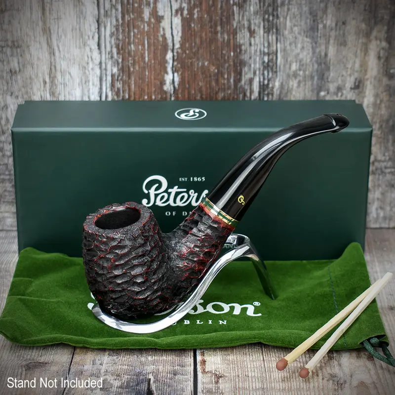 Peterson Of Dublin Emerald Rusticated Briar Smoking Pipe - Shape Xl90 - 9Mm 2