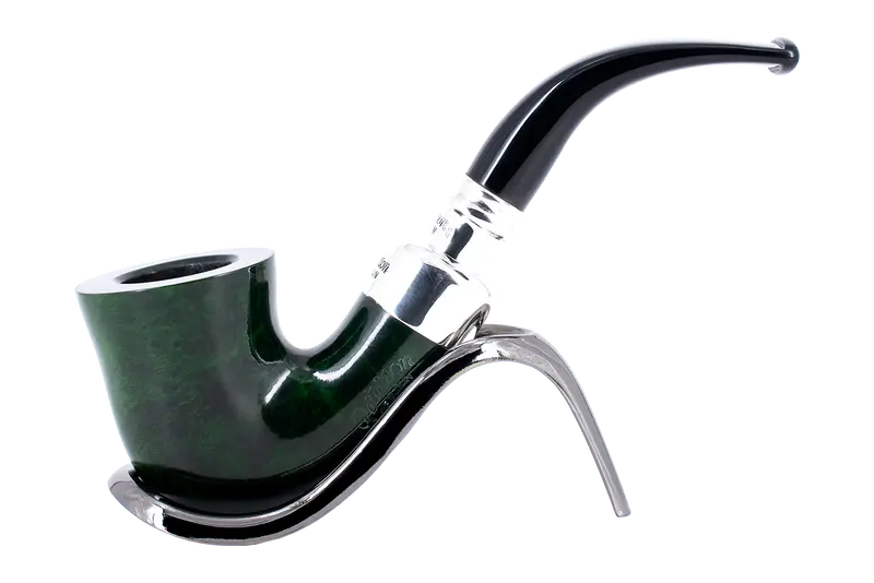 Peterson Of Dublin Green Spigot Briar Smoking Pipe - Shape 05 1