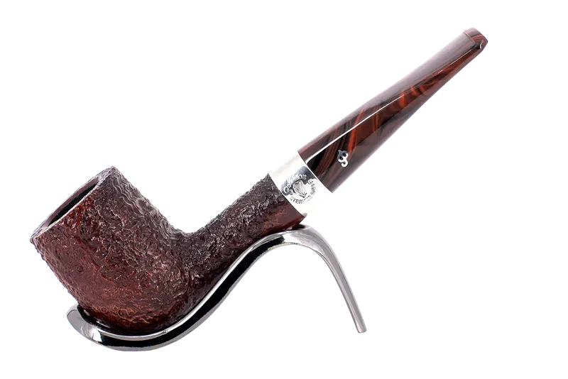 Peterson Of Dublin Irish Harp 9Mm Sandblast Smoking Pipe - Shape 107 1